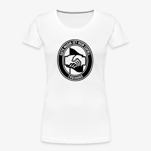 Logo Troihand transparent - Frauen Premium Bio T-Shirt