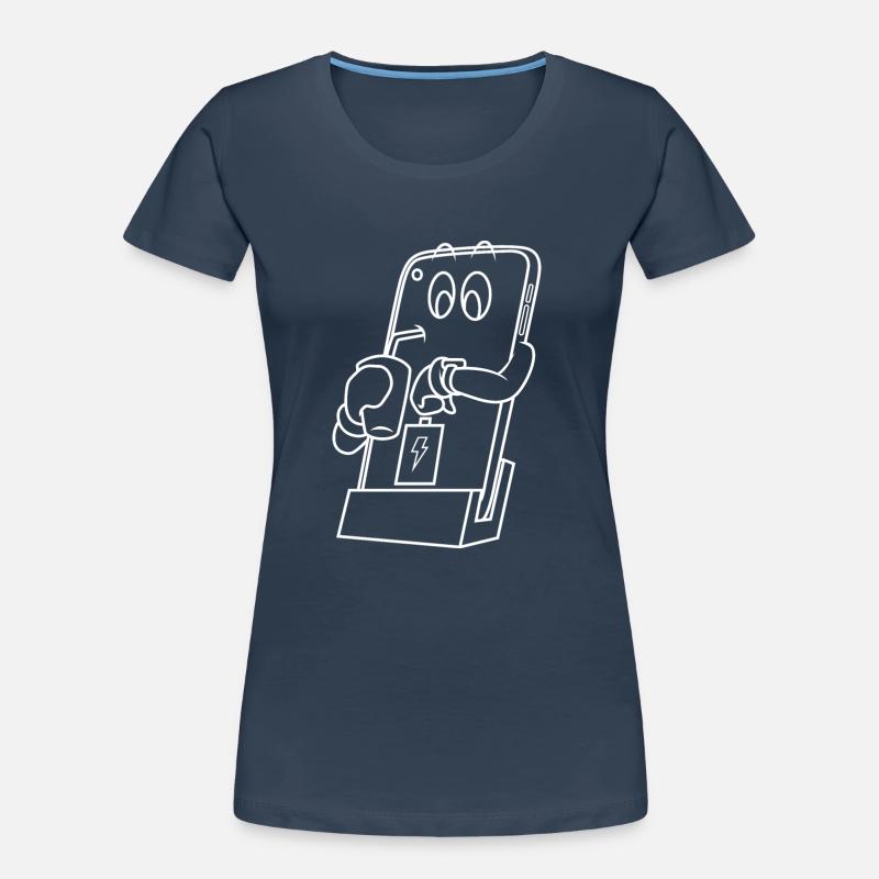 Smartphone comic loading Women's Premium Organic T-Shirt