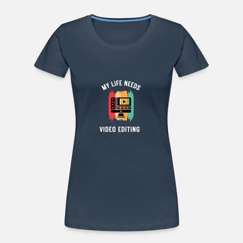 Gift for editor and video editing Women's Premium Organic T-Shirt