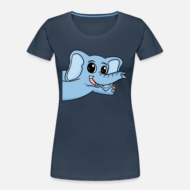 Olifant groet groet Vrouwen premium bio T-shirt