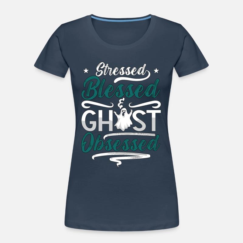 Ghost Hunter Creepy Horror Ghost Hunt Gift Women's Premium Organic T-Shirt