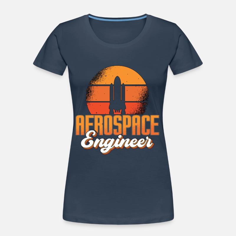 Rocket Space Aerospace Engineer Engineering Women's Premium Organic T-Shirt