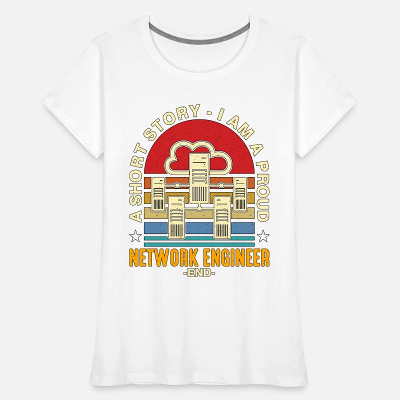 Network Engineer A Short Story I Am Programmer Women's Premium Organic T-Shirt