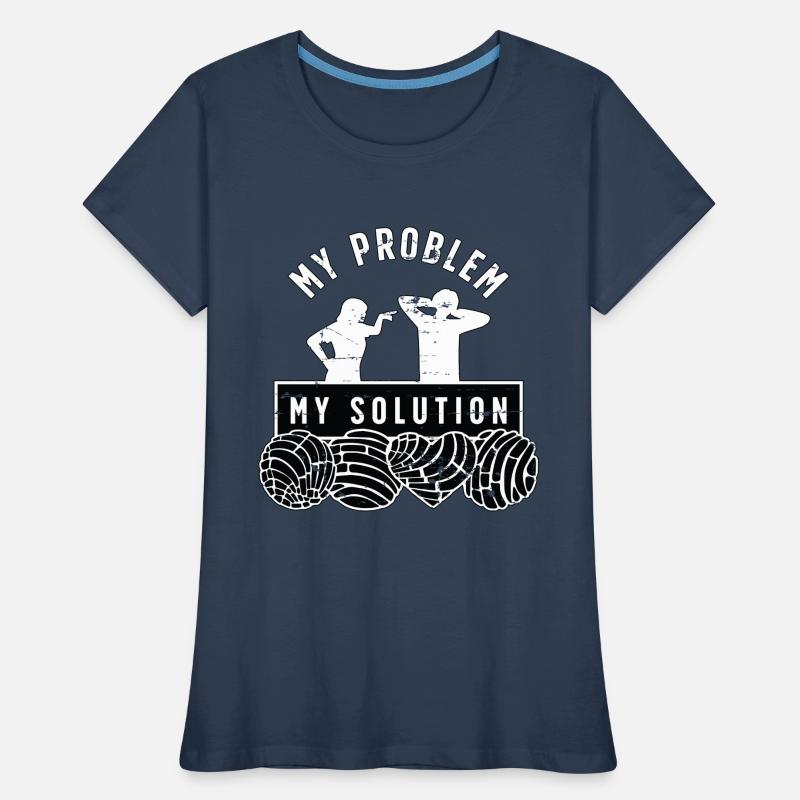 Conchas Lover My Problem My Solution Pictogram Dad Women's Premium Organic T-Shirt