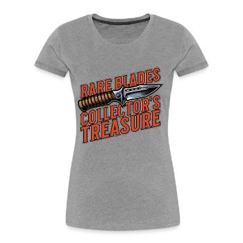 Blade Forging Rare Blades Collector's Metal Artist - Frauen Premium Bio T-Shirt -  - Vorne - Mia (176cm)