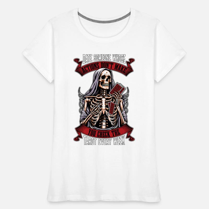 Tarot Reading Date Someone Whose Fortune Telling Frauen Premium Bio T-Shirt