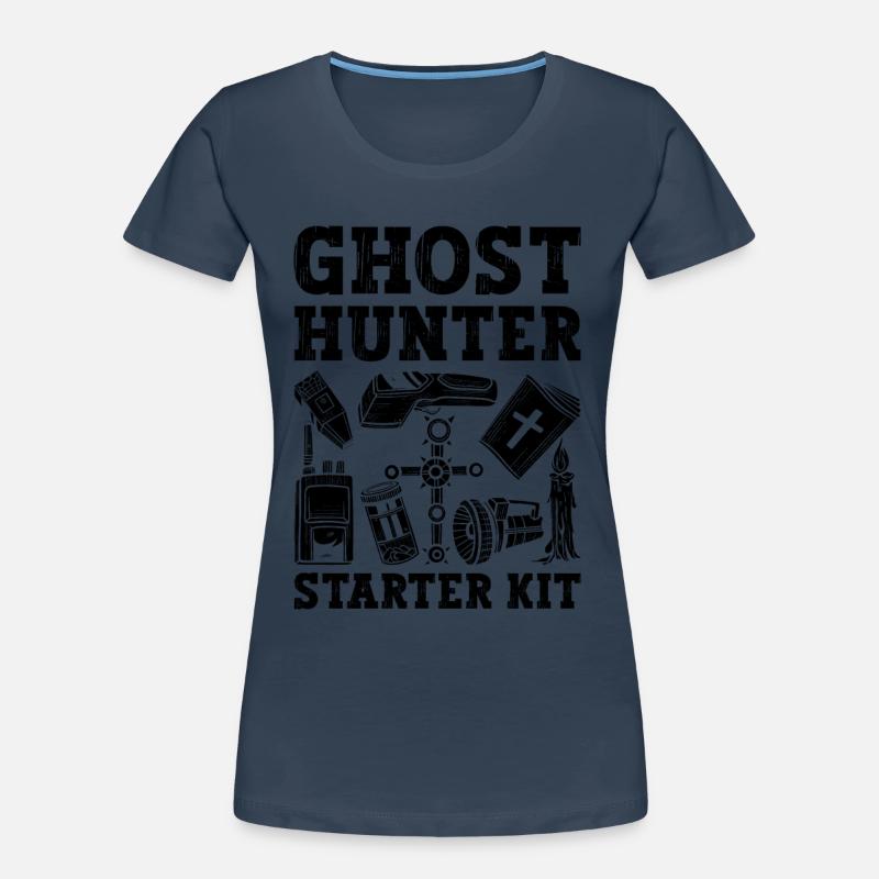 Ghost Hunter Ghost Hunt Paranormal Gift Idea Women's Premium Organic T-Shirt