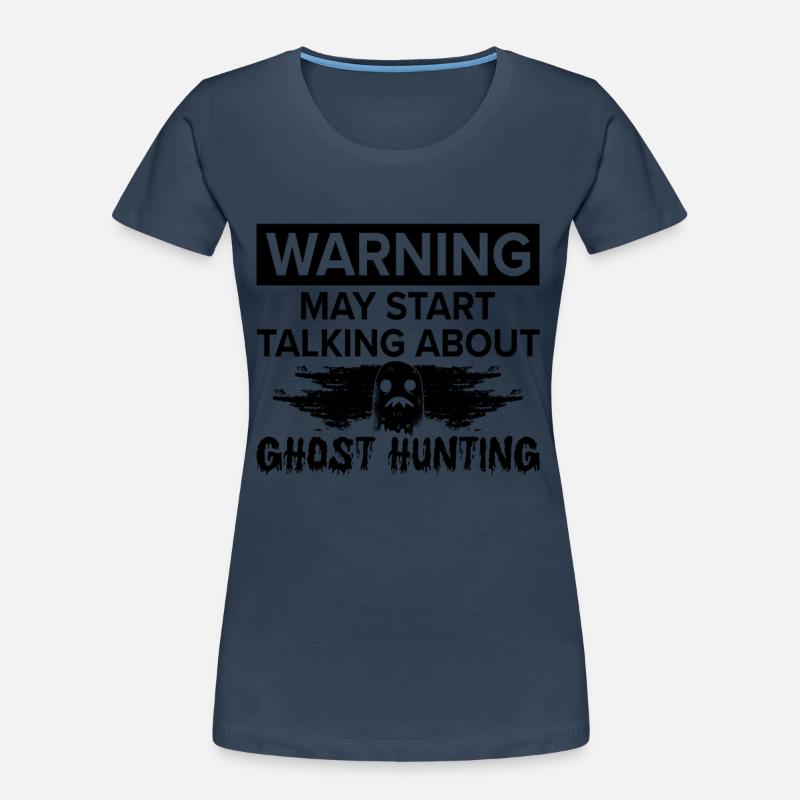 Ghost Hunter Paranormal Ghost Hunt Gift Idea Women's Premium Organic T-Shirt