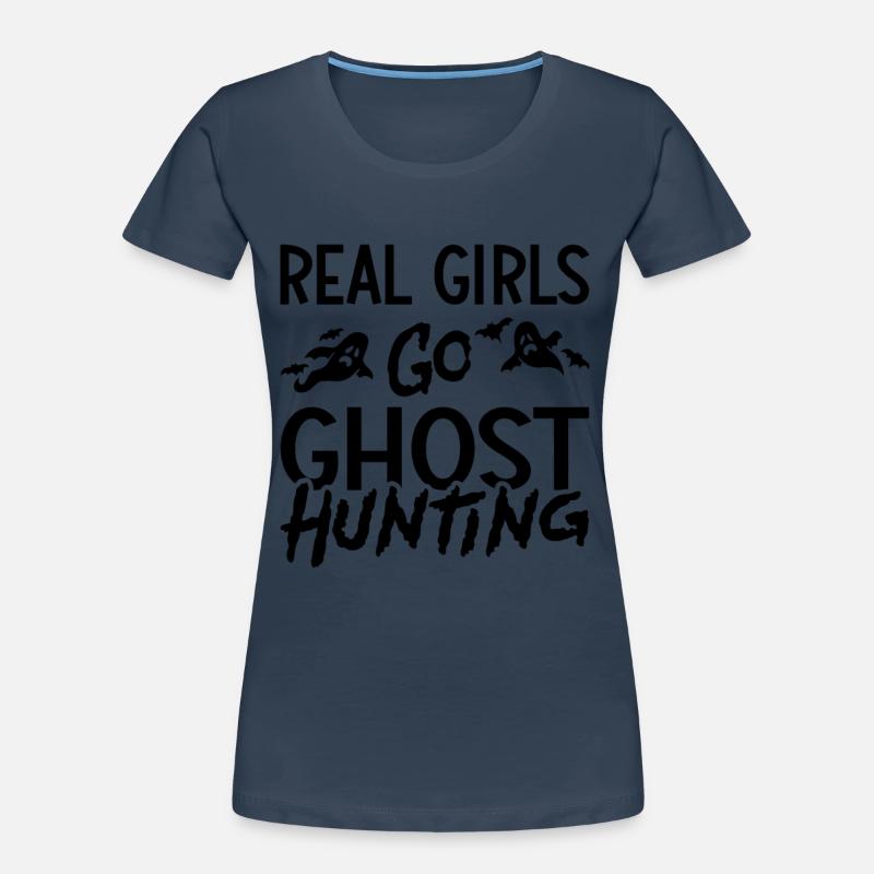 Ghost Hunter Creepy Ghost Hunt Gift Idea Women's Premium Organic T-Shirt