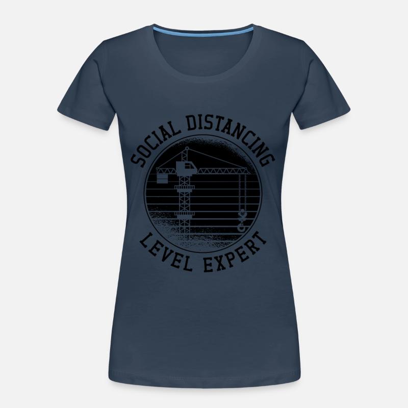 Construction Worker Construction Crane Operator Crane Driver Gift Idea Women's Premium Organic T-Shirt