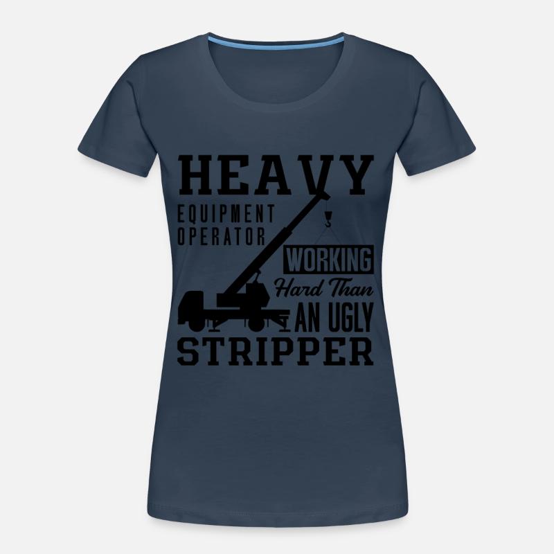 Construction Crane Driver Crane Operator Construction Worker Gift Idea Women's Premium Organic T-Shirt