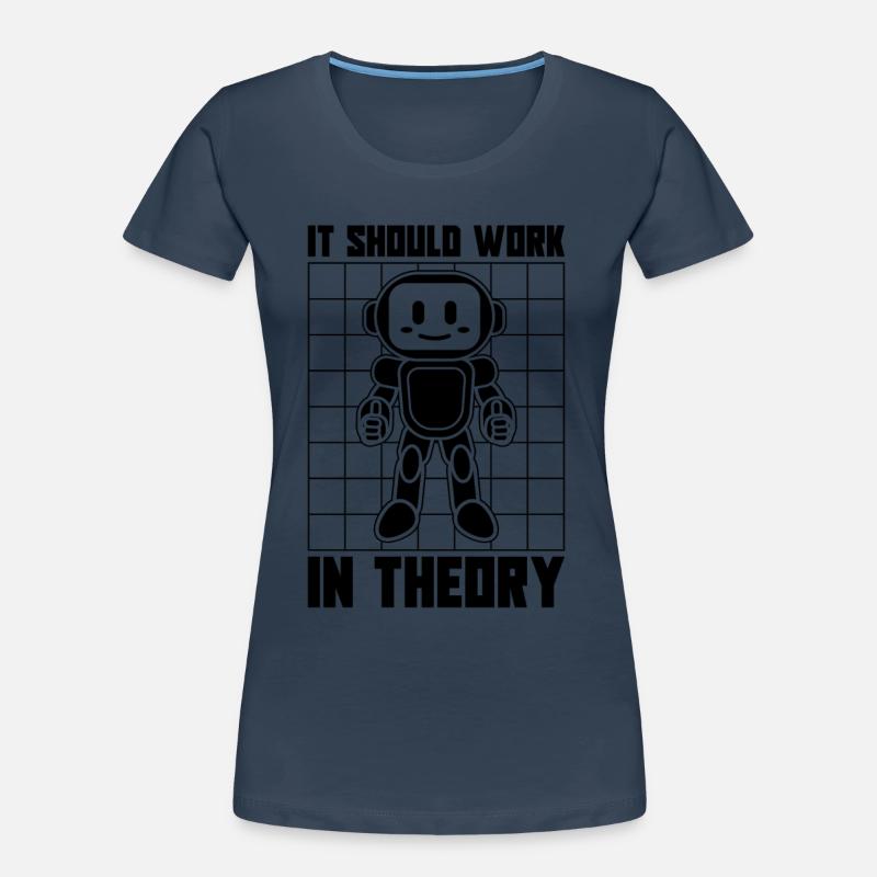 It Should Work In Robotics Robot Robotics Engineer Women's Premium Organic T-Shirt