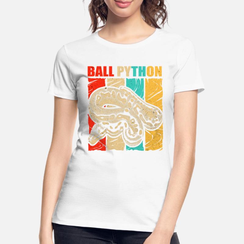Python Frauen Premium Bio T-Shirt