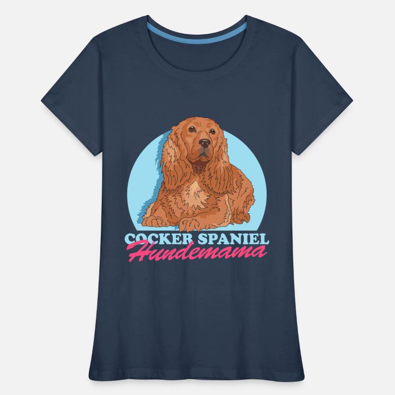 Cocker Spaniel Dog Mom Cocker Spaniel Gift Women's Premium Organic T-Shirt