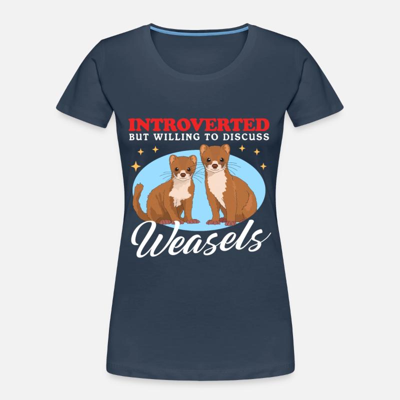 Weasel Mouse Weasel Hermännchen Gift Women's Premium Organic T-Shirt
