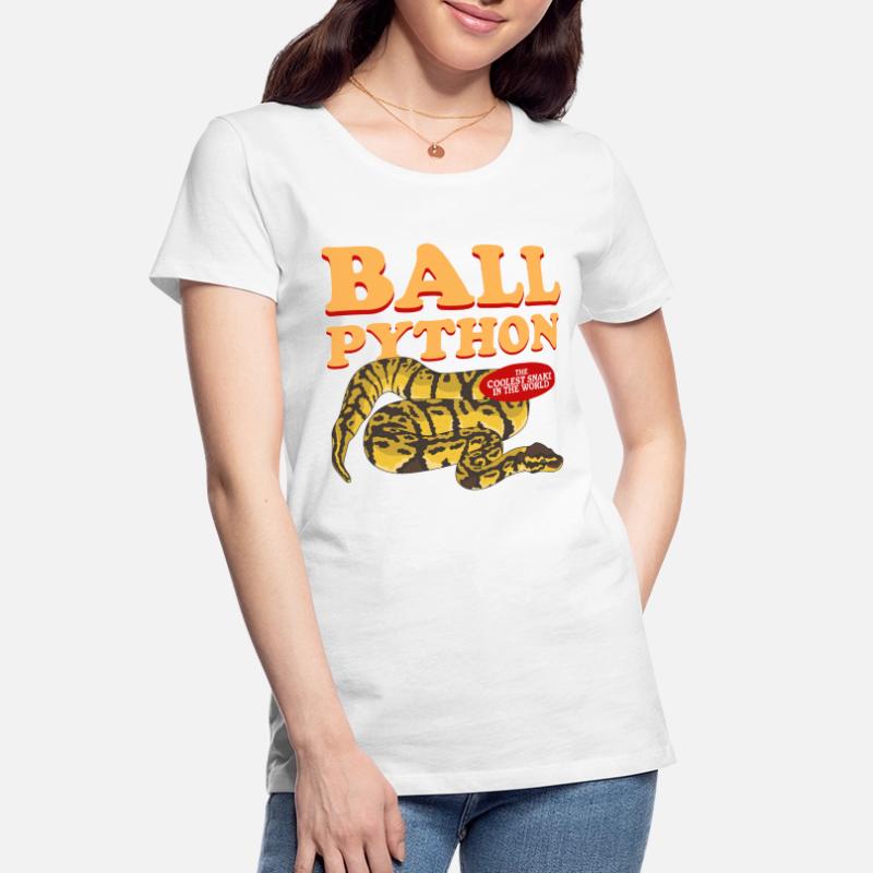 Roi Python Python Serpents Cadeau T-shirt bio Premium Femme