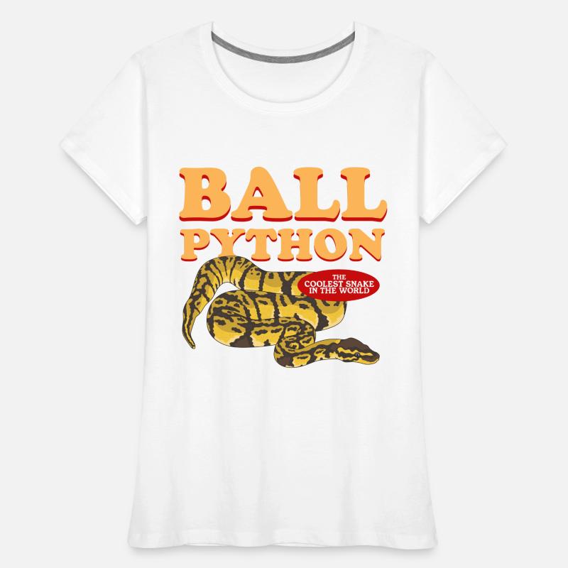 Roi Python Python Serpents Cadeau T-shirt bio Premium Femme
