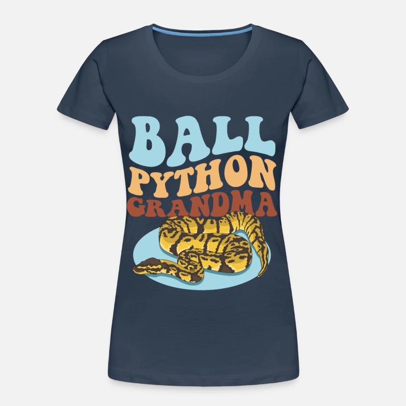 Roi Python Mamie Python Serpent Cadeau T-shirt bio Premium Femme
