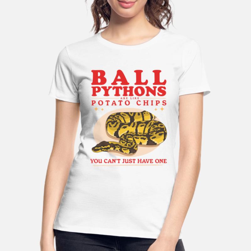 Roi Python Python Serpent Cadeaux T-shirt bio Premium Femme