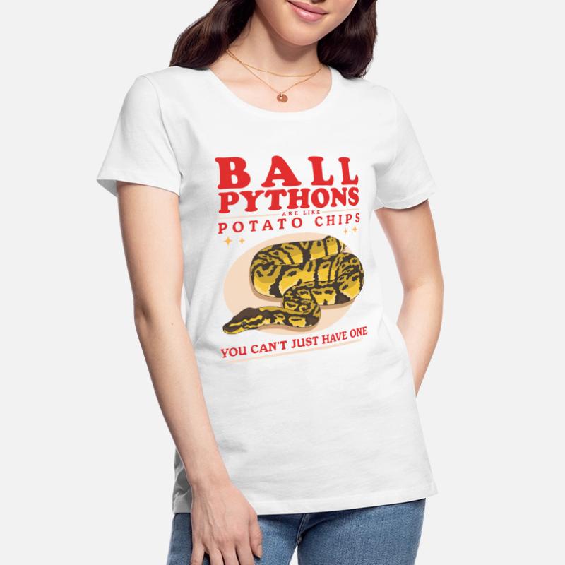 Roi Python Python Serpent Cadeaux T-shirt bio Premium Femme