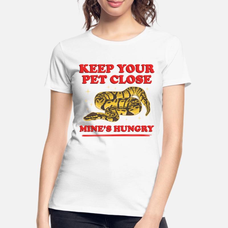 Königspython Schlange Python Geschenk Frauen Premium Bio T-Shirt