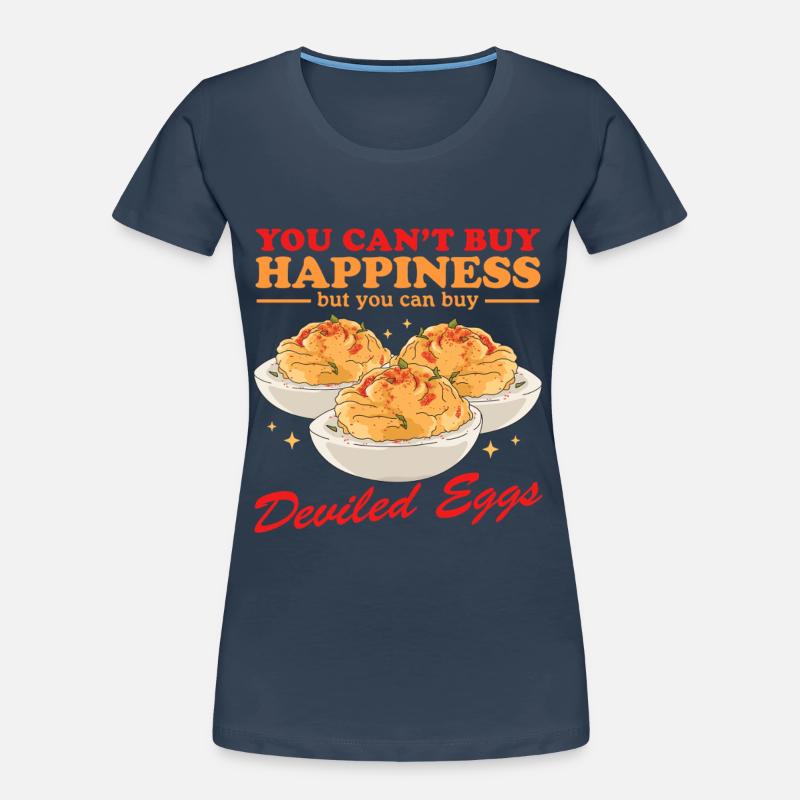 Stuffed Eggs Russian Deviled Eggs Gifts Women's Premium Organic T-Shirt