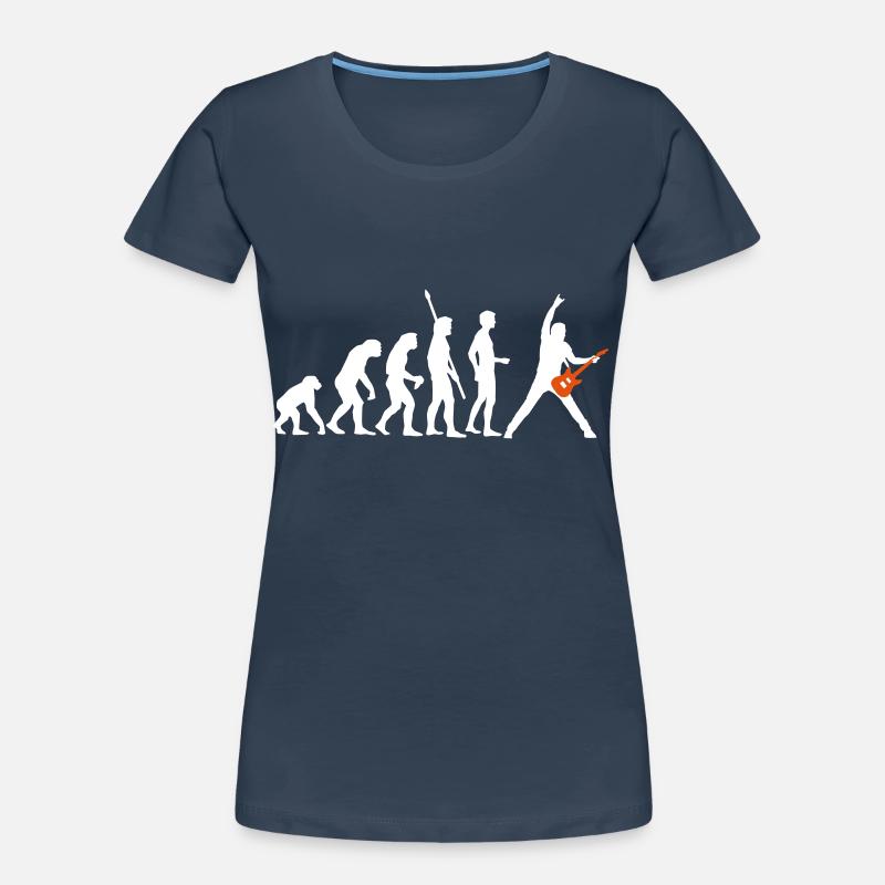 evolution_guitar_a_2c Women's Premium Organic T-Shirt