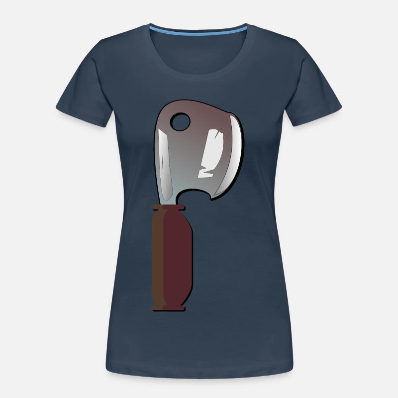 Hackbeil KÜCHENMESSER KÜCHE KOCHEN Frauen Premium Bio T-Shirt