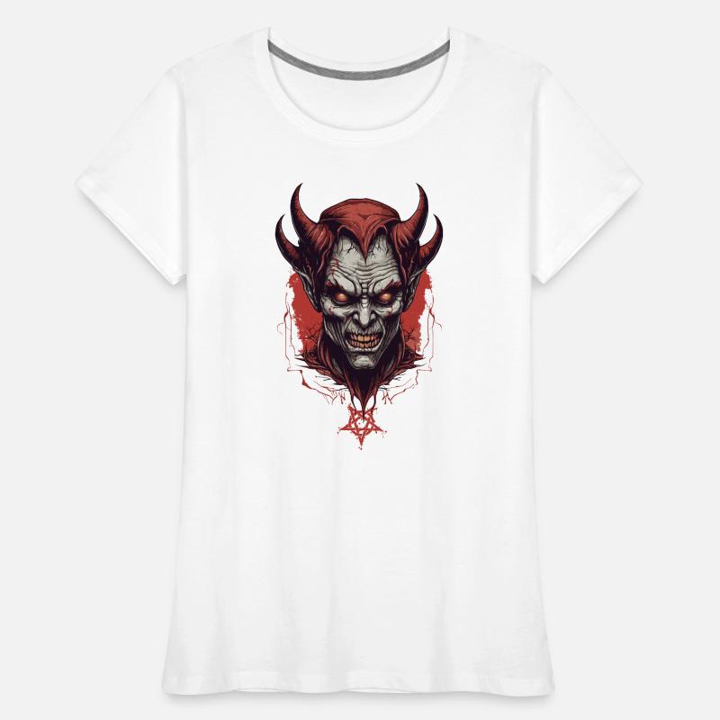 Hell demon devil Women's Premium Organic T-Shirt
