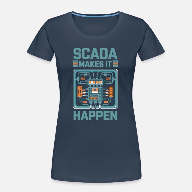 SCADA Makes It Happen Automation Technology Women's Premium Organic T-Shirt