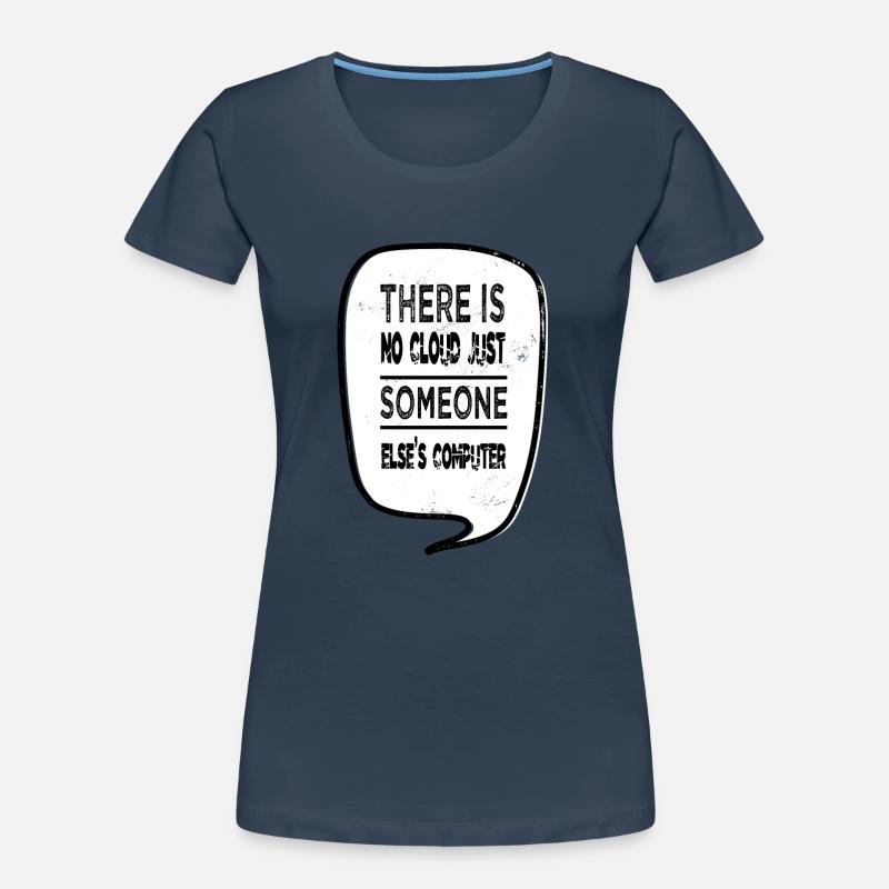 Analyste drôle Citation Hacker Hacking Engineer drôle T-shirt bio Premium Femme