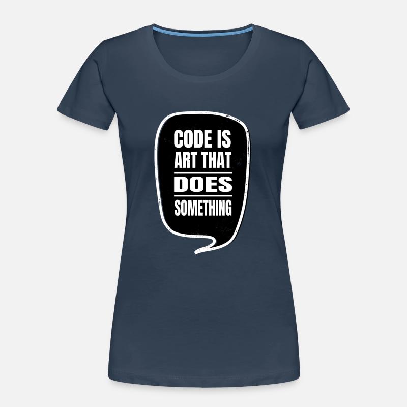 informatics c sharp programming fun jokes gift Frauen Premium Bio T-Shirt