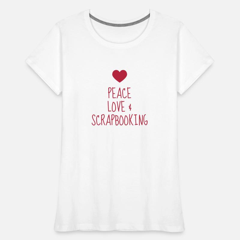 Scrapbooking / Scraper / Scrapeuse / Scrapeur T-shirt bio Premium Femme