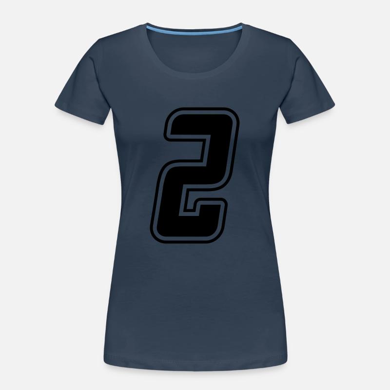 Startnummer 2 Frauen Premium Bio T-Shirt