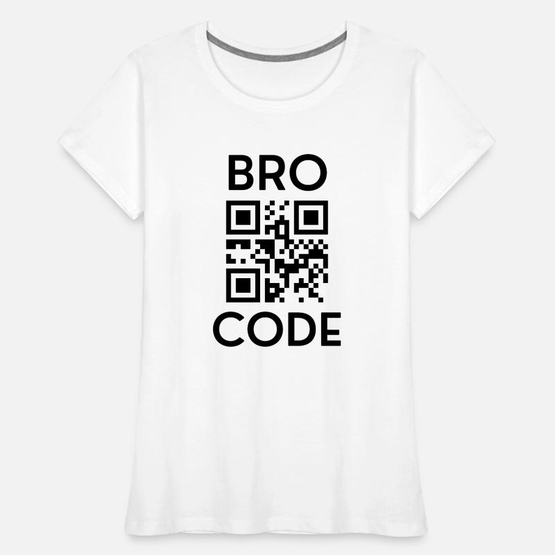 Drôle de code Bro T-shirt bio Premium Femme
