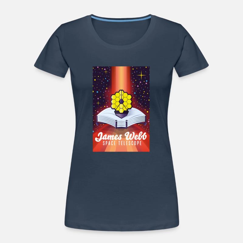 Télescope spatial James Webb T-shirt bio Premium Femme