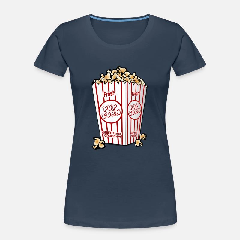 pop-corn T-shirt bio Premium Femme