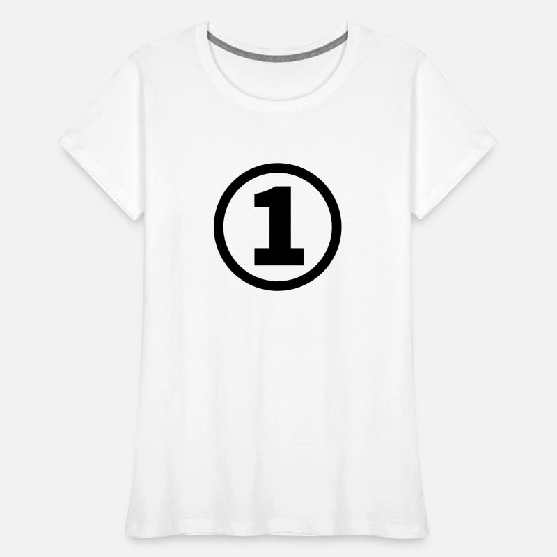Nummer eins Frauen Premium Bio T-Shirt
