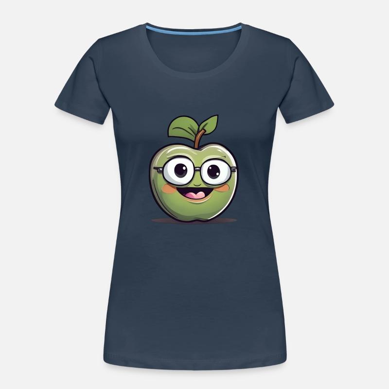 Pomme Fruit Fruit Nerd T-shirt bio Premium Femme