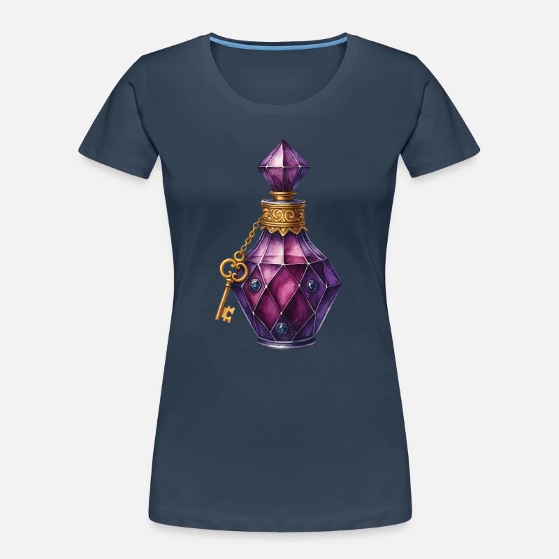 Élixir de Potion Magique Fiole Joyau Potion de Sort T-shirt bio Premium Femme