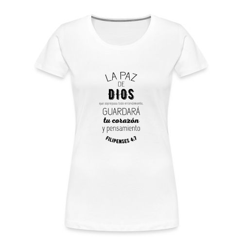 PAZ - Camiseta orgánica premium mujer