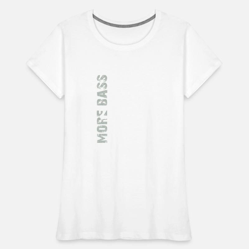 Plus Basse - Skeleton avec Basse T-shirt bio Premium Femme