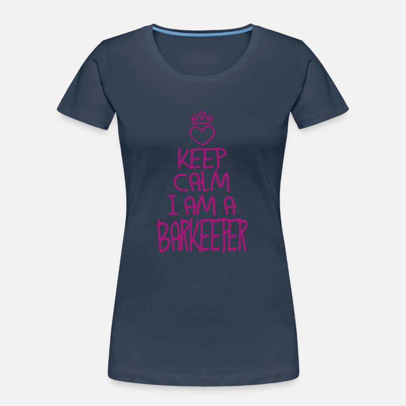 Keep Calm Bartender Cool Bartender Gift Women's Premium Organic T-Shirt
