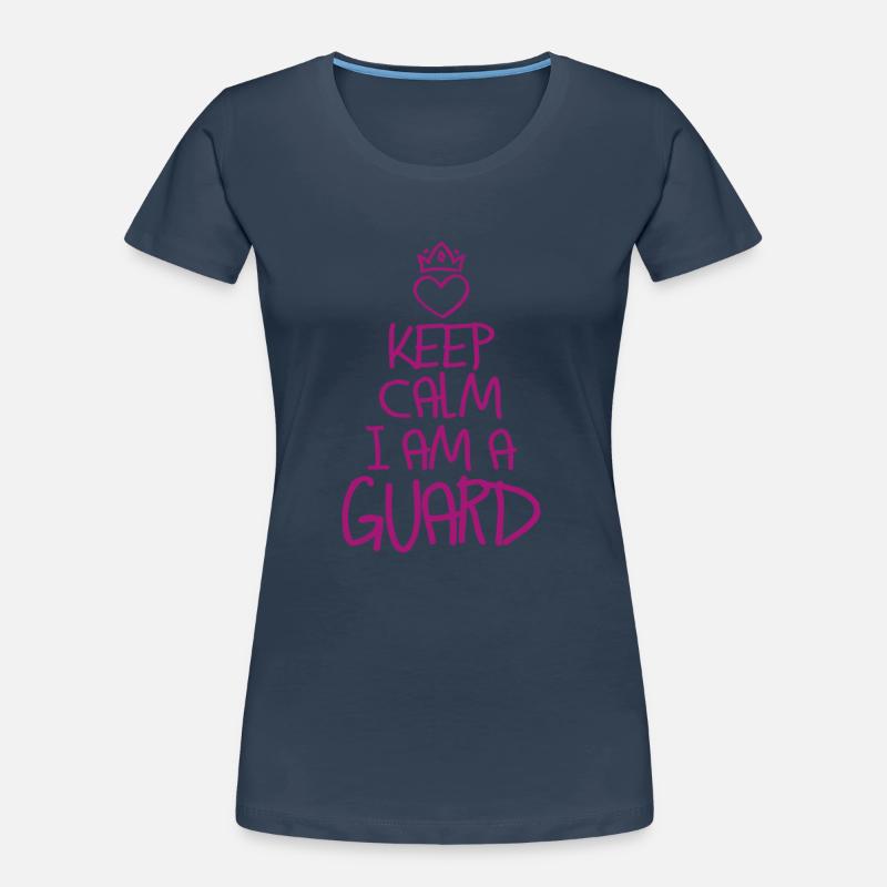 Keep Calm Security Guard Cool Security Guard Gift Women's Premium Organic T-Shirt