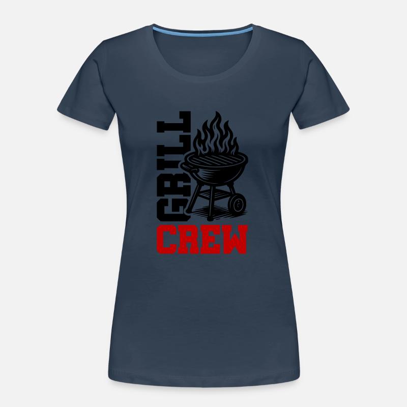 Équipe de grillades T-shirt bio Premium Femme