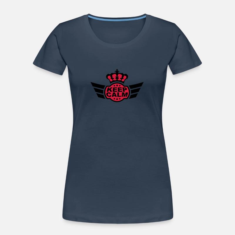 Keep Calm T-shirt bio Premium Femme