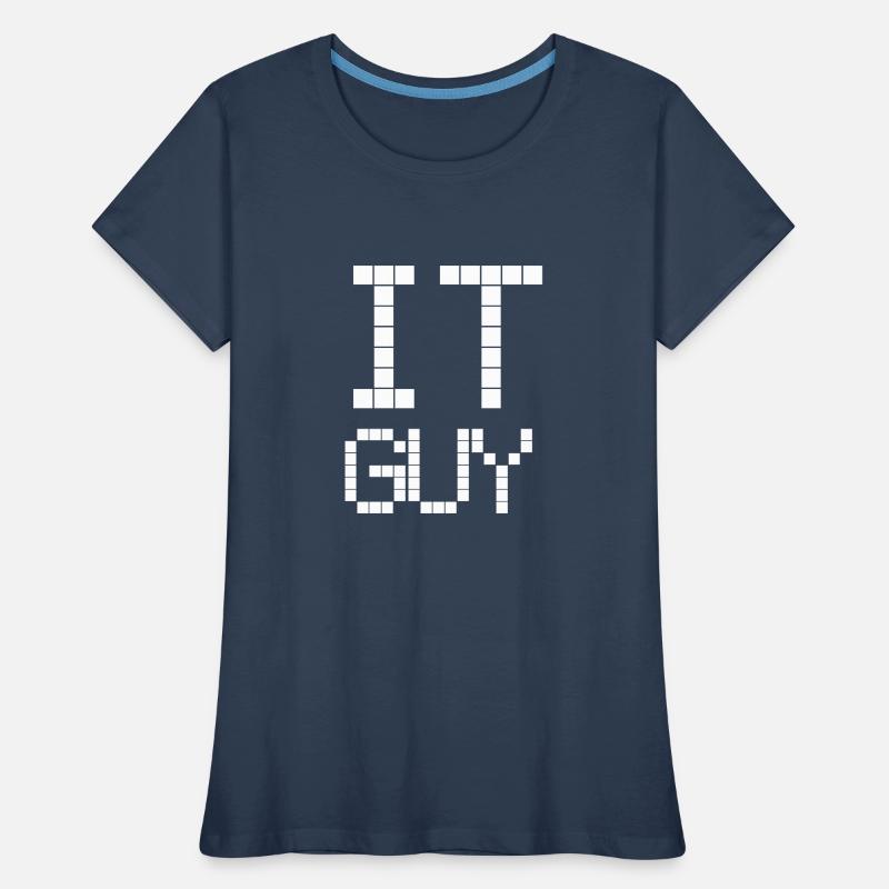 IT GUY | Nerd | Computer | Informatik Frauen Premium Bio T-Shirt
