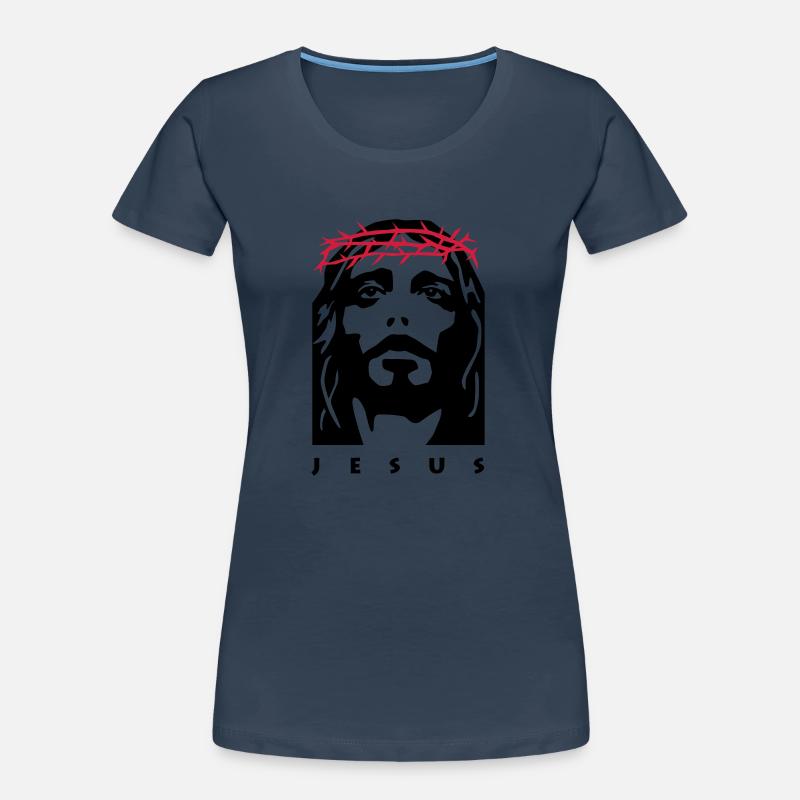 jesus T-shirt bio Premium Femme