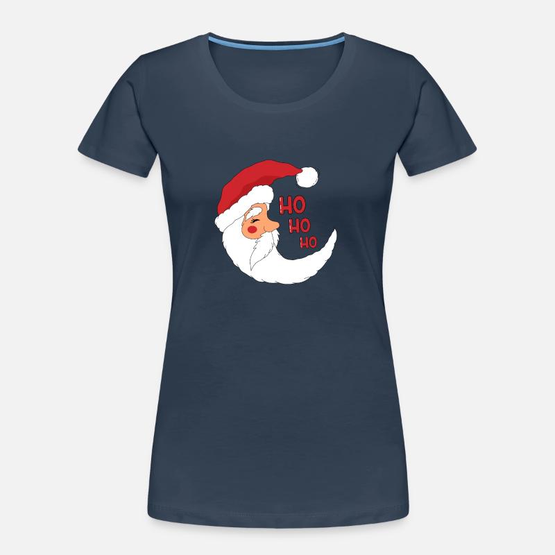 Weihnachtsmann in form eines monats Frauen Premium Bio T-Shirt