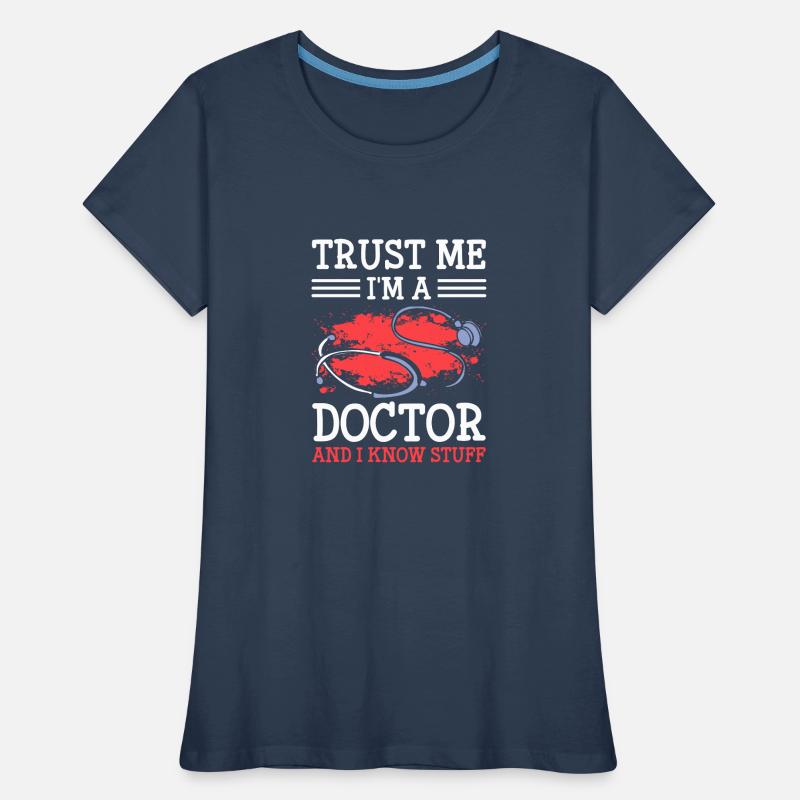 Doktor Studium Student Ärzte Frauen Premium Bio T-Shirt